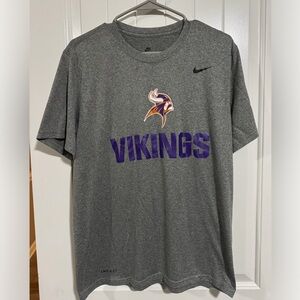 Nike Minnesota Vikings Dri-Fit Gray T-Shirt – Size L